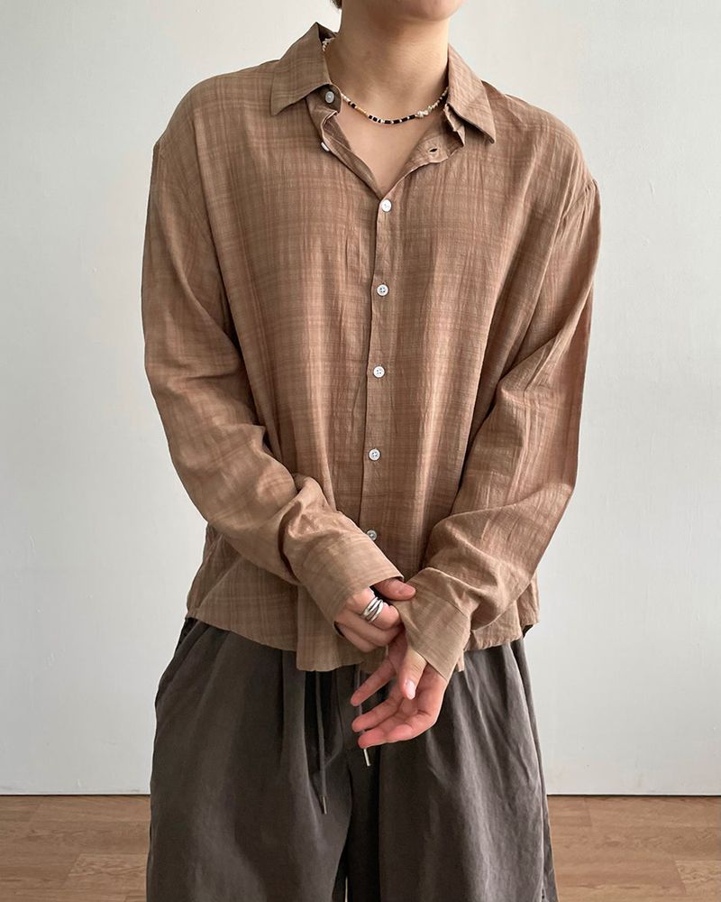 IDF（アイディーエフ）の「Mist Check Shirt（Tops）」