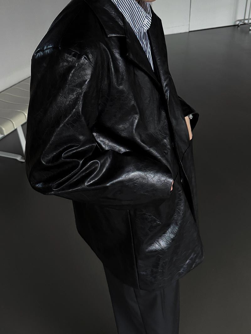 ASCLO Hunting Leather Blazer (2color)