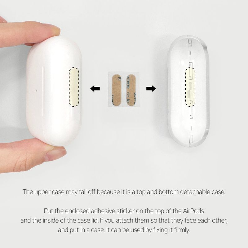 oab mushroom airpods case (red)