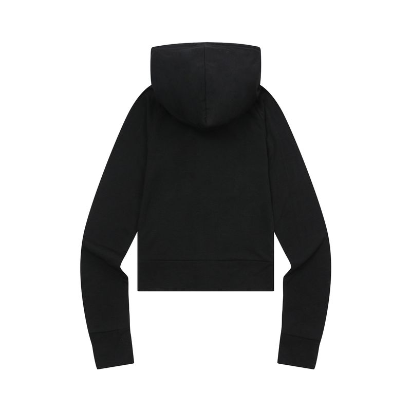 LIGHT UP CROP HOOD ZIP-UP (4Color)