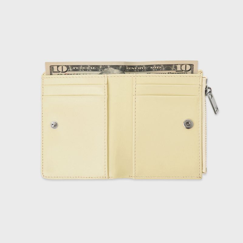 Sunlit Zipper Wallet (Butter)