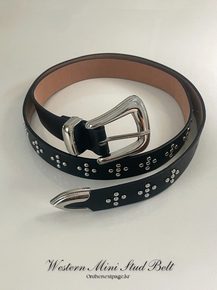 onthenextpage（オンザネクストページ）の「Western Mini Stud Belt（Fashion Accessories）」