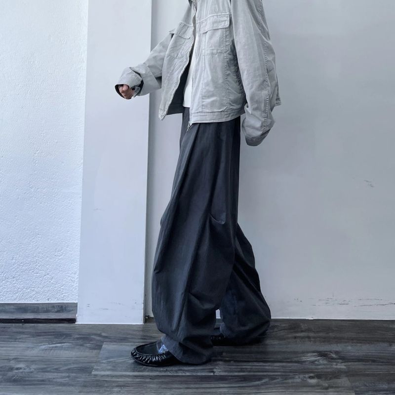 Volume Balloon Nylon Trousers