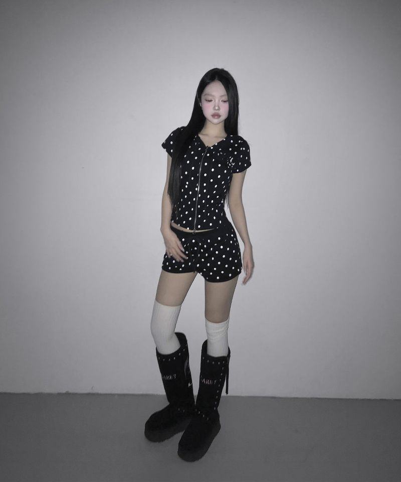 dot petty shorts (2colors)