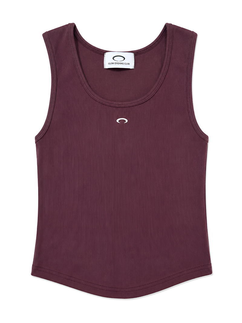 HORIZON RING SHORT SLEEVELESS [BURGUNDY]