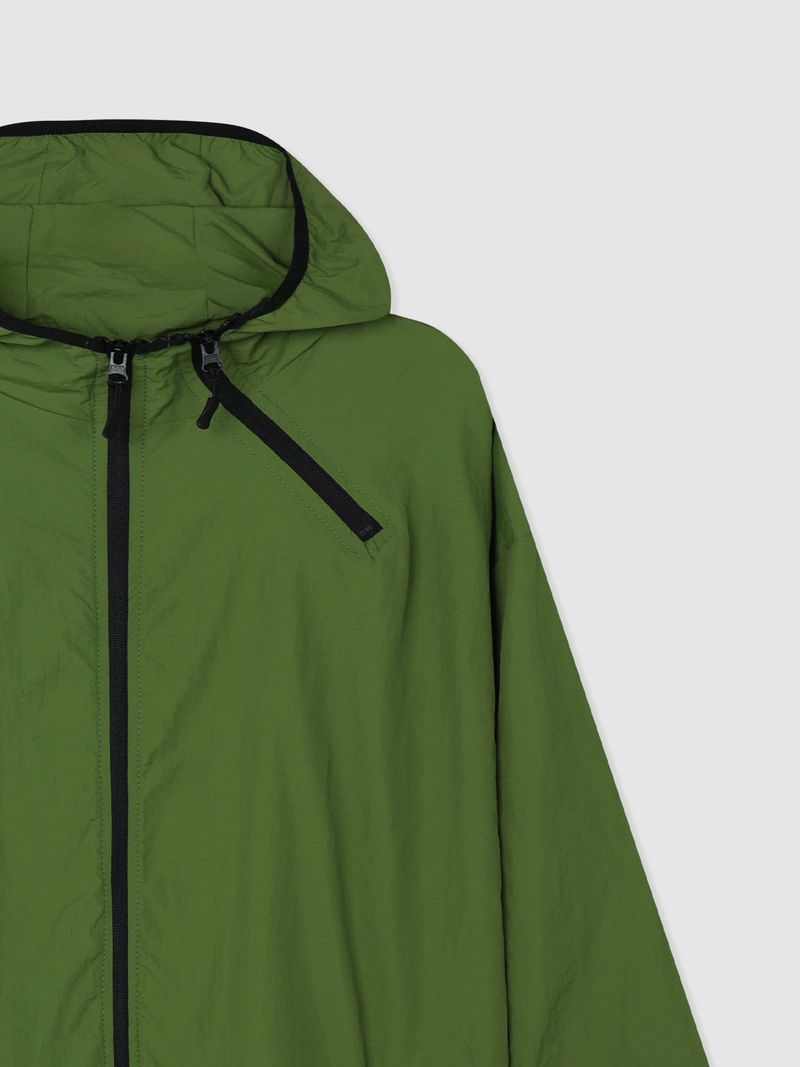 Mate diagonal hood windbreaker 7C