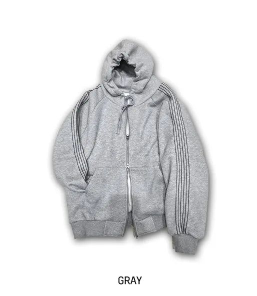 Kevin Track Hood Zip-Up