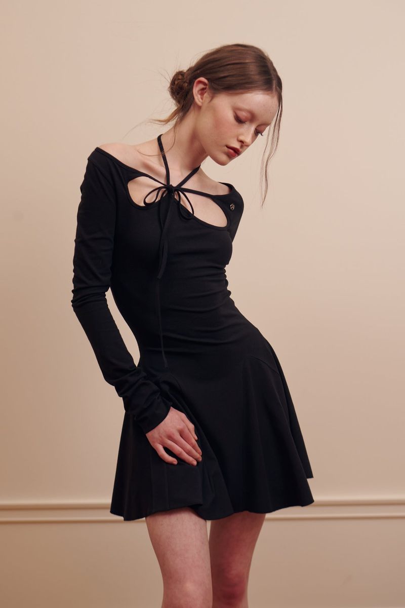 ORCHID DRESS black
