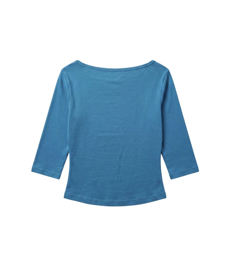 Huni Boat Neck 3/4 Sleeve Tee