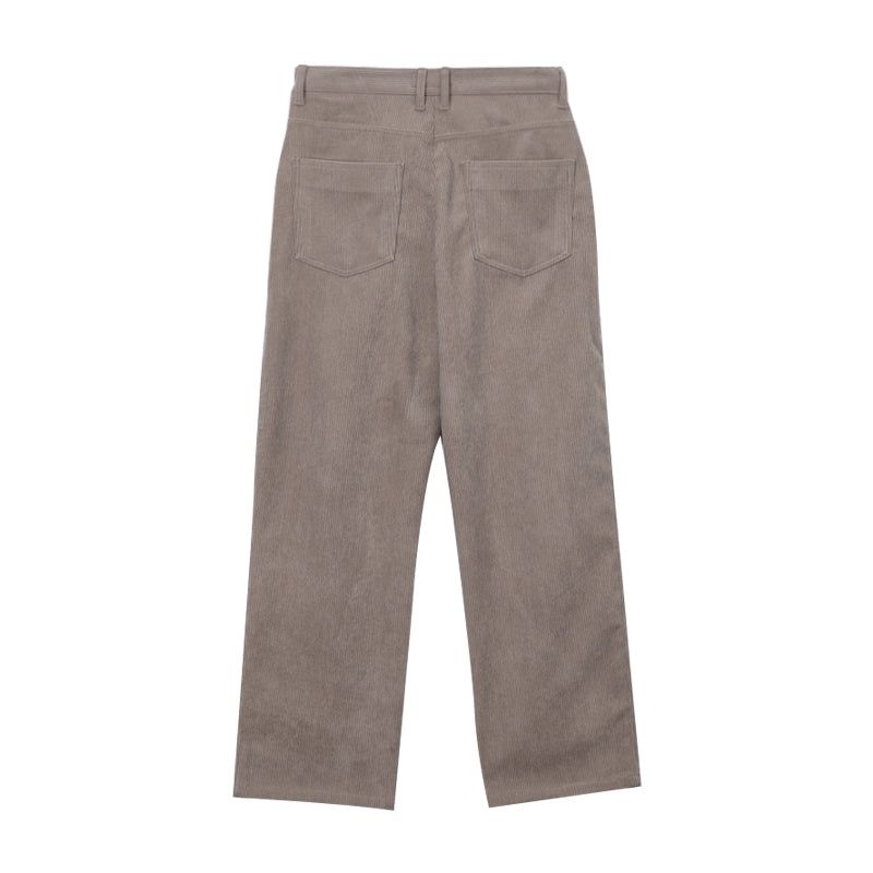 LMN Kubo One Tuck Corduroy Wide Pants (7 colors)