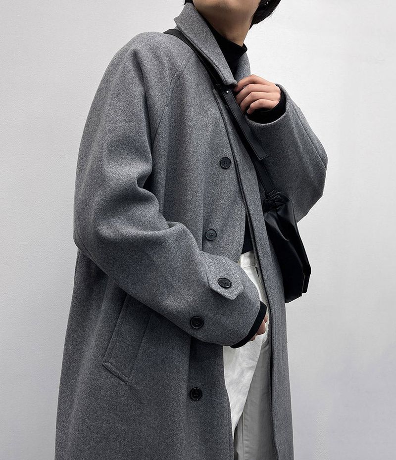 TW Regular Balmacan Wool Coat (3colors)