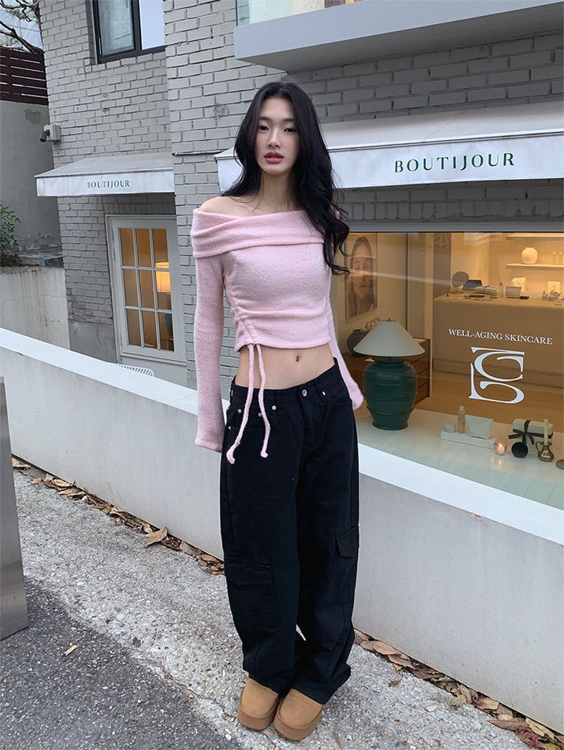SLASH CARGO COTTON PANTS (2COLOR)