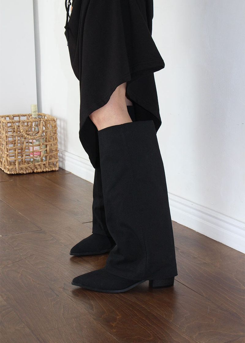 LINEN WESTERN BOOTS