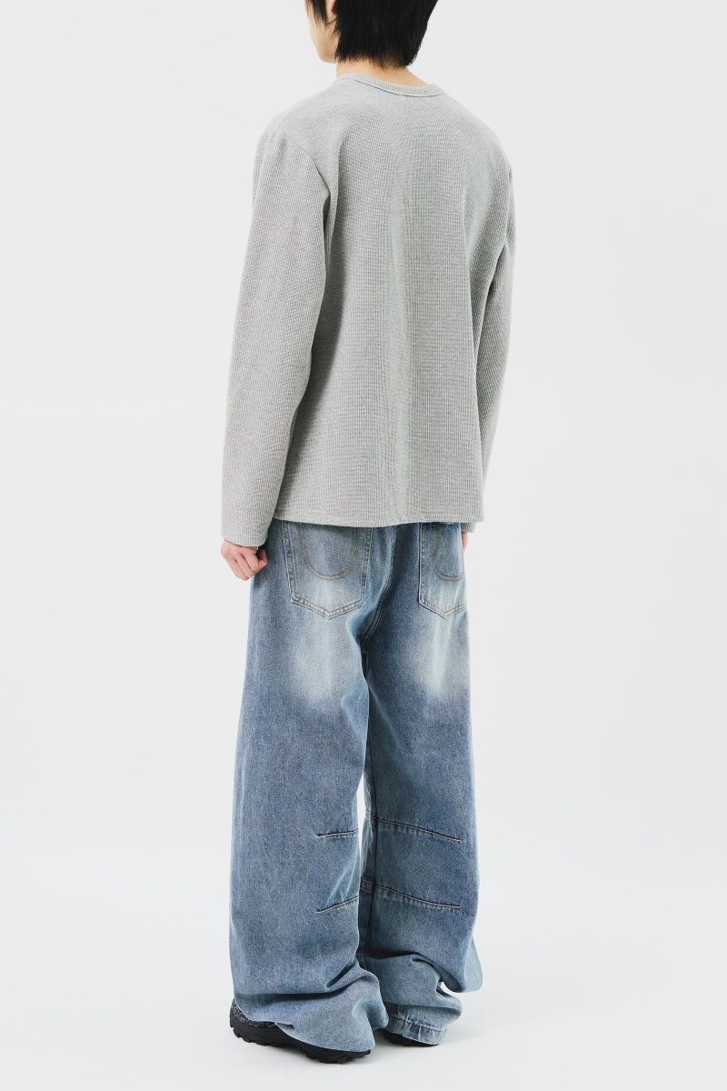 Pis Henley Neck Top (3color)