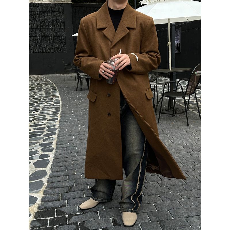  [PREMIUM] Hidden max long coat(2color)
