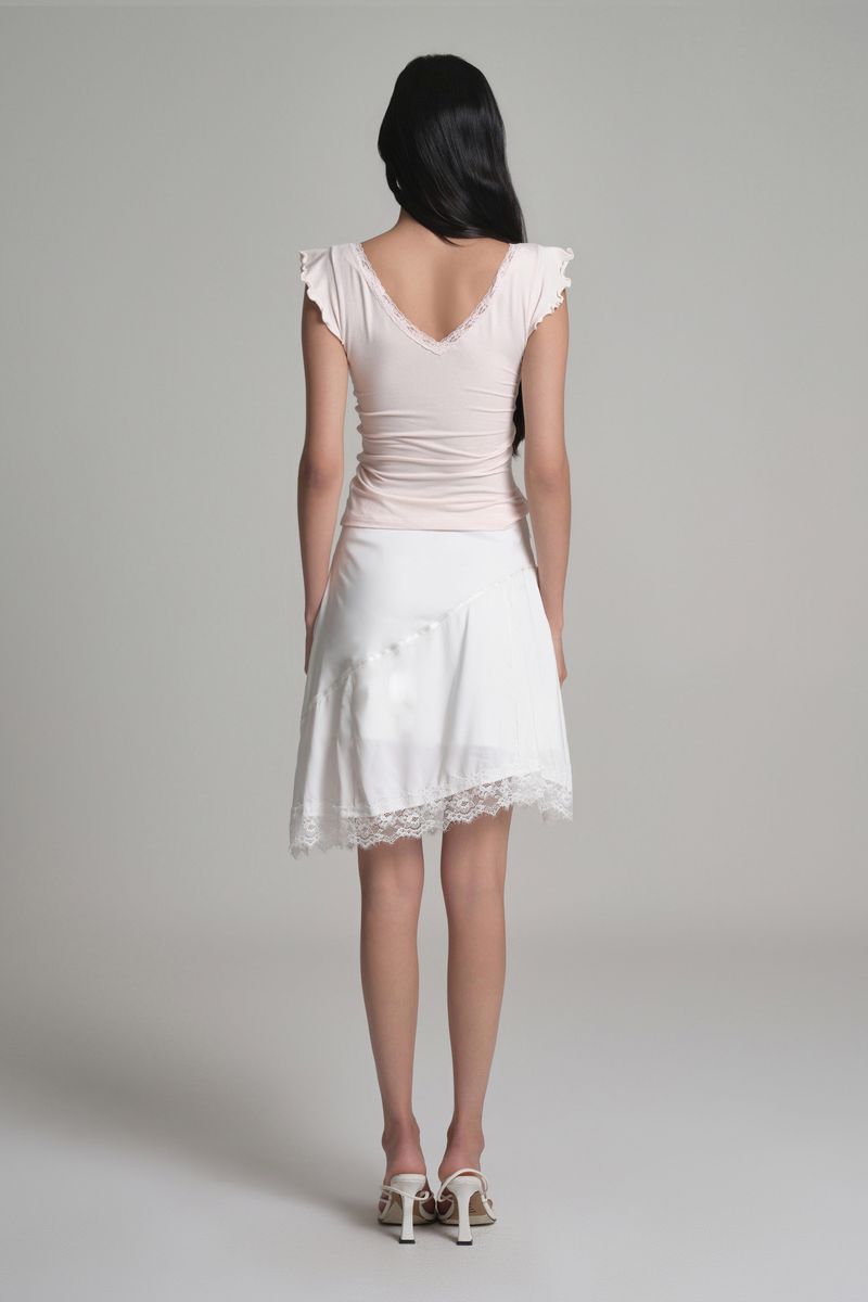 Ballerina Lace Layered Top, Pink