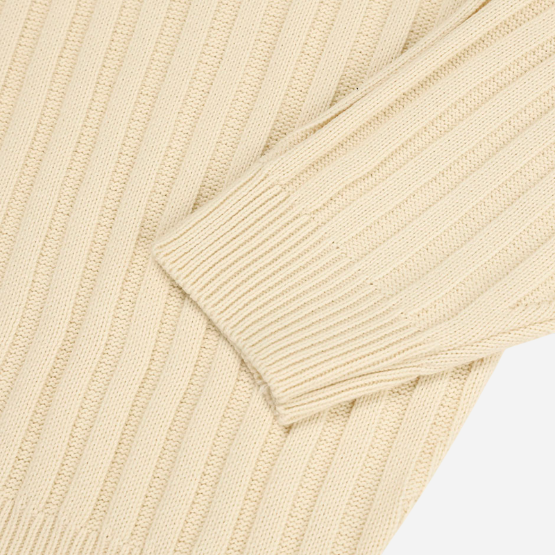 Frame V-neck Crop Knit