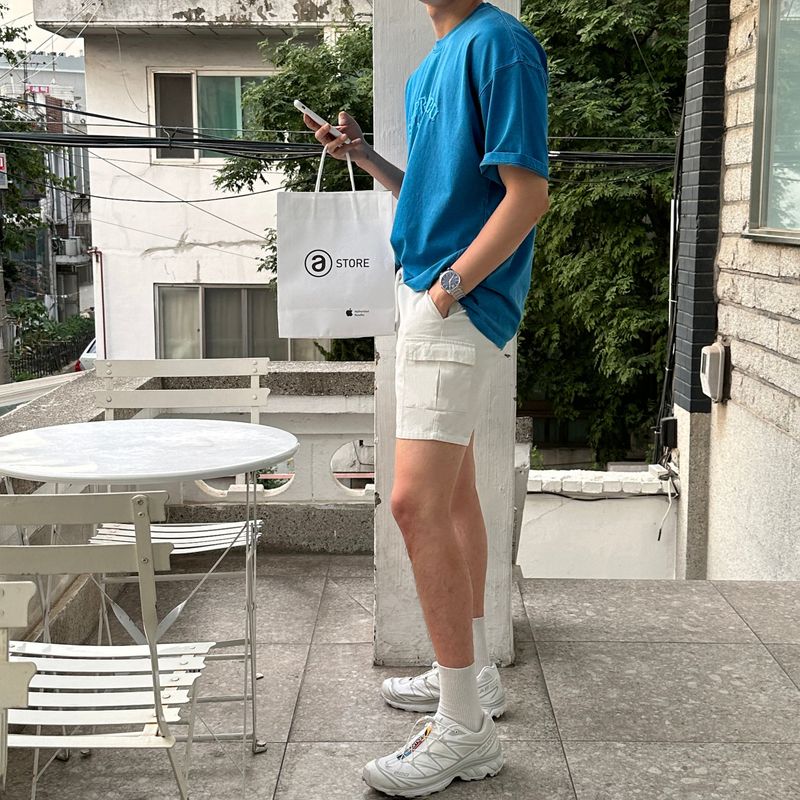 Mouse Summer Cool Cotton Cargo Shorts (5 colors)
