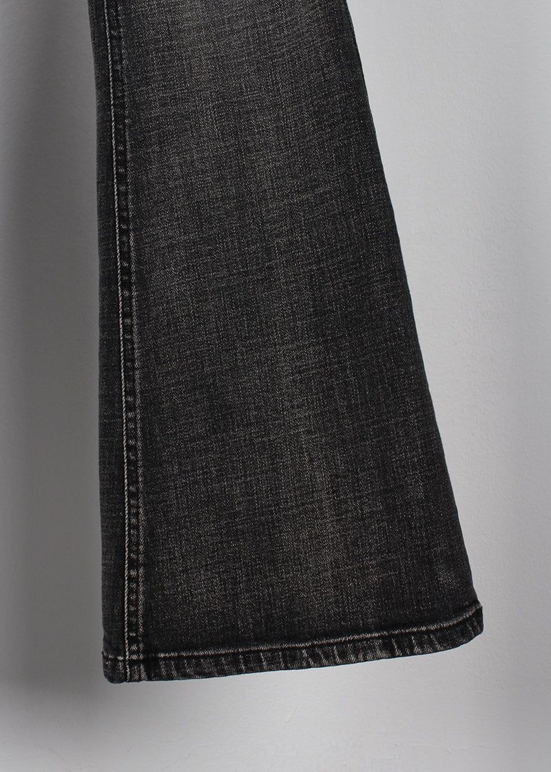 SMOKY GREY BOOTS CUT DENIM