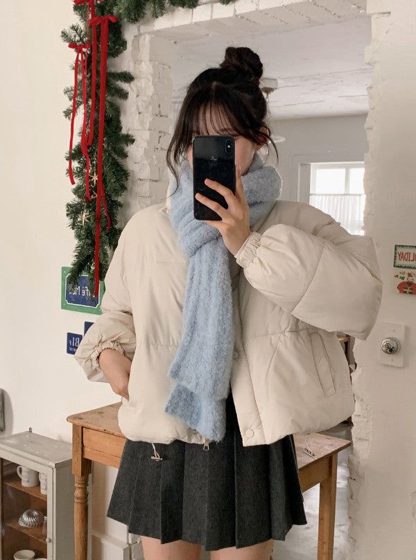 Winter Cozy Wool Muffler (2color)