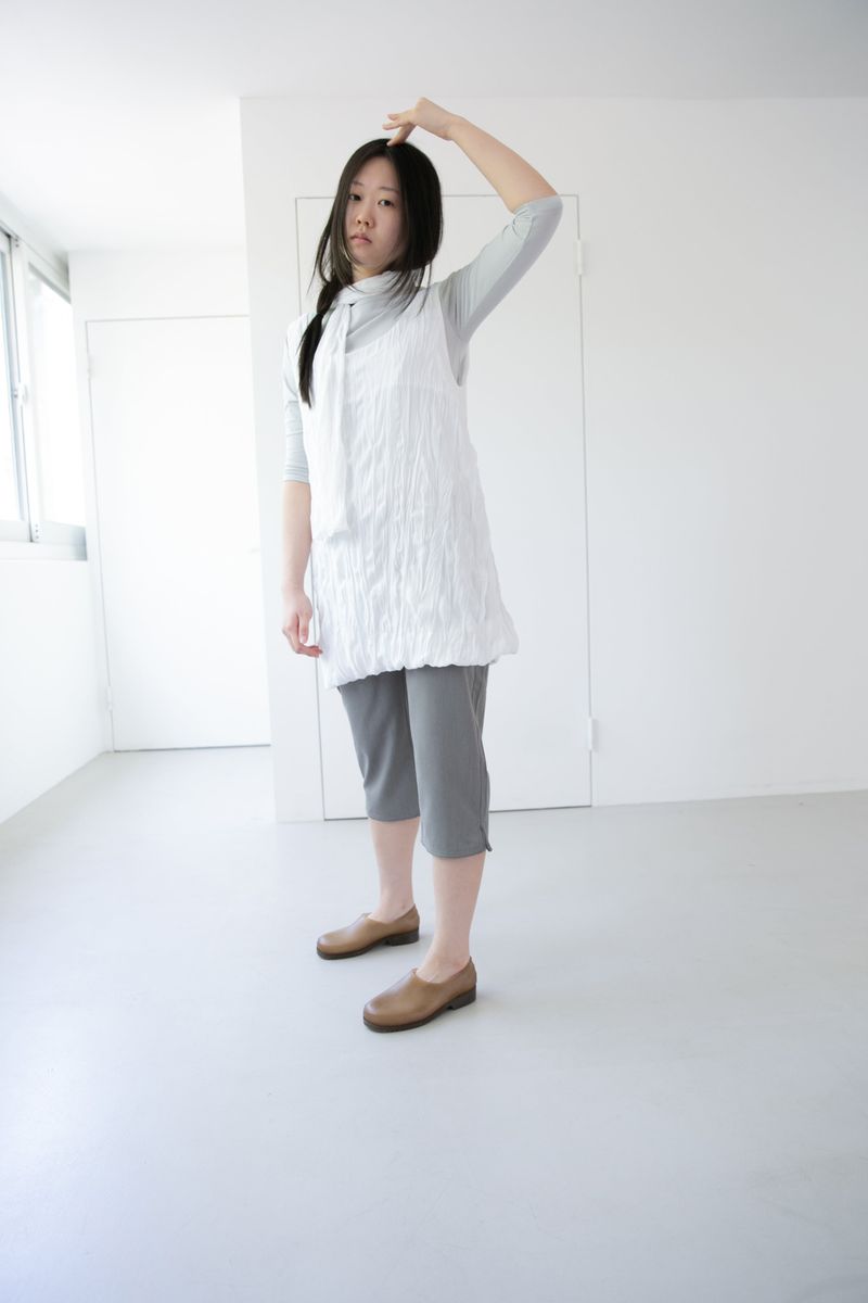 wrinkle scarf sleeveless ops(3colors)