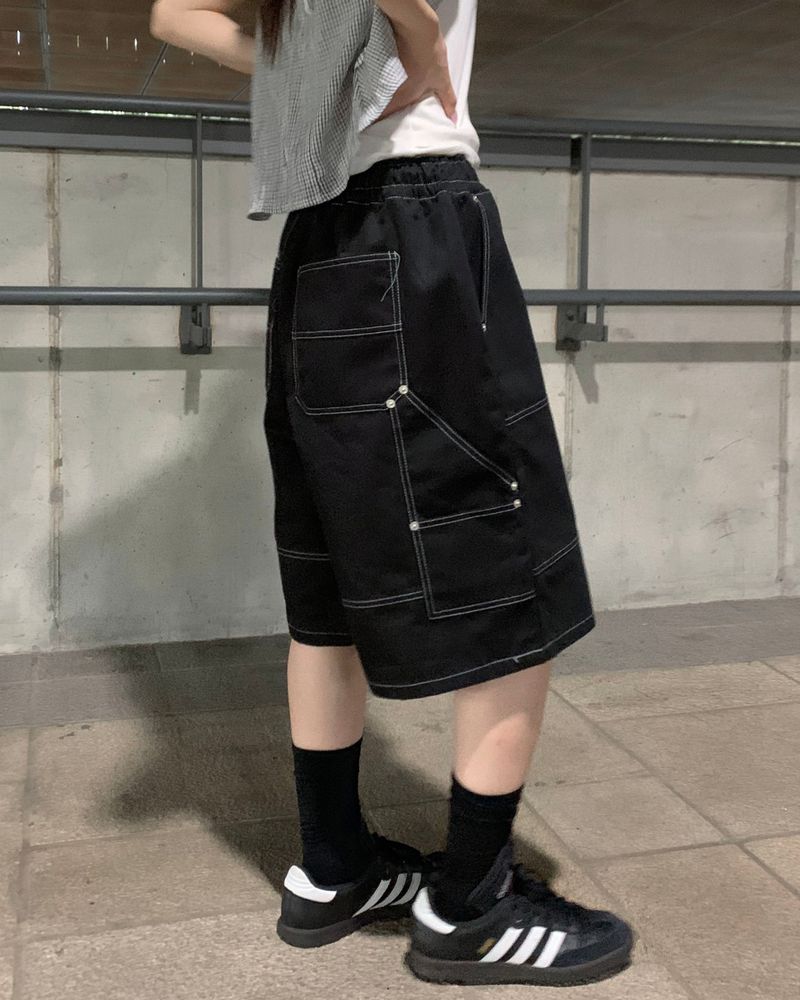 kyoive（コイブ）の「ステッチバミューダパンツ（パンツ）」