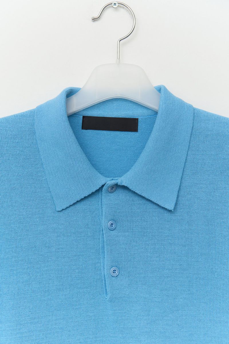 Matthew Button Collar Knit