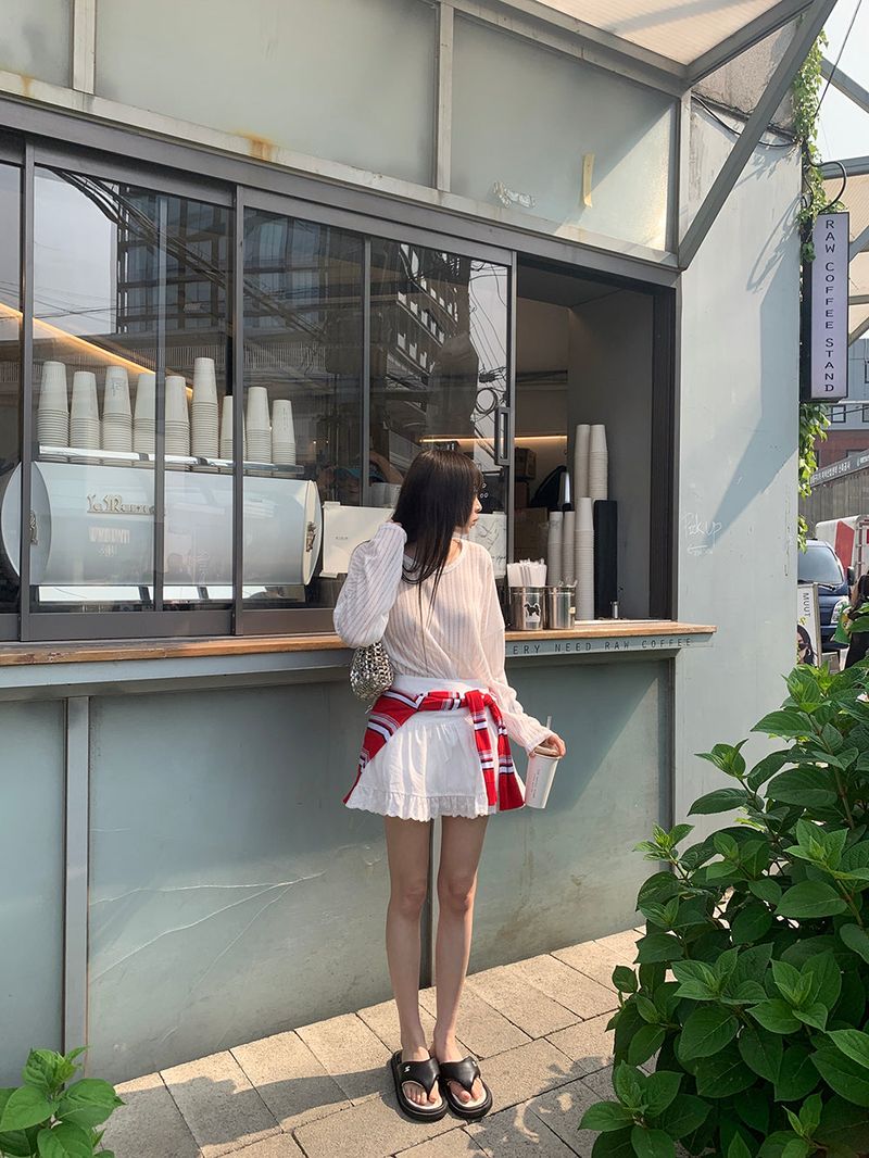 [MADE] Versi lace frill mini skirt