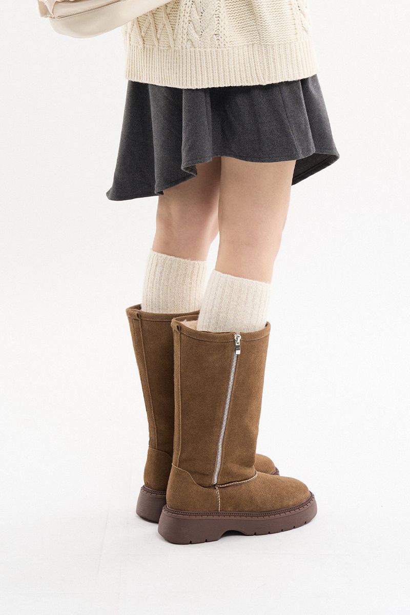 Abisko zip-up long ugg boots