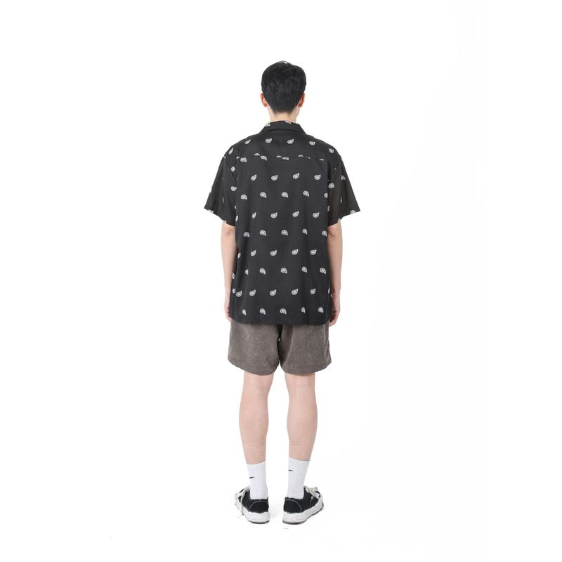CORDUROY LOGO HALF PANTS BROWN
