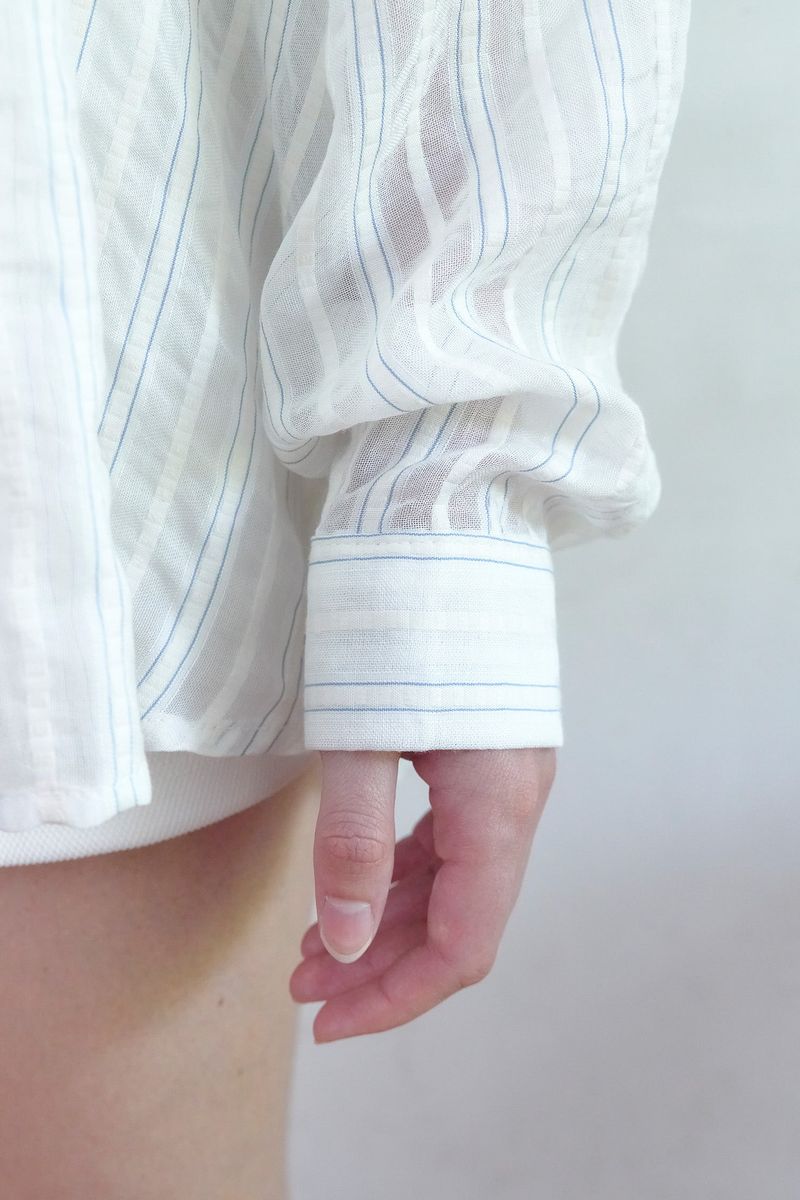 Summer Stripe Shirt [Ivory]