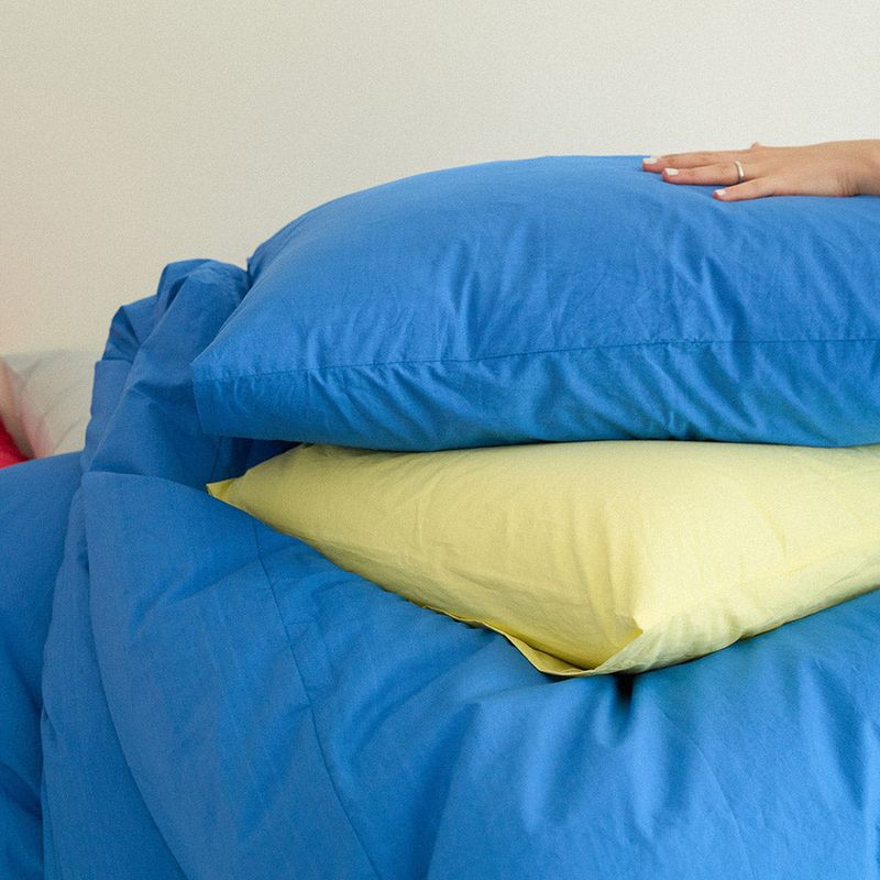 Blue pillow cover 50*70