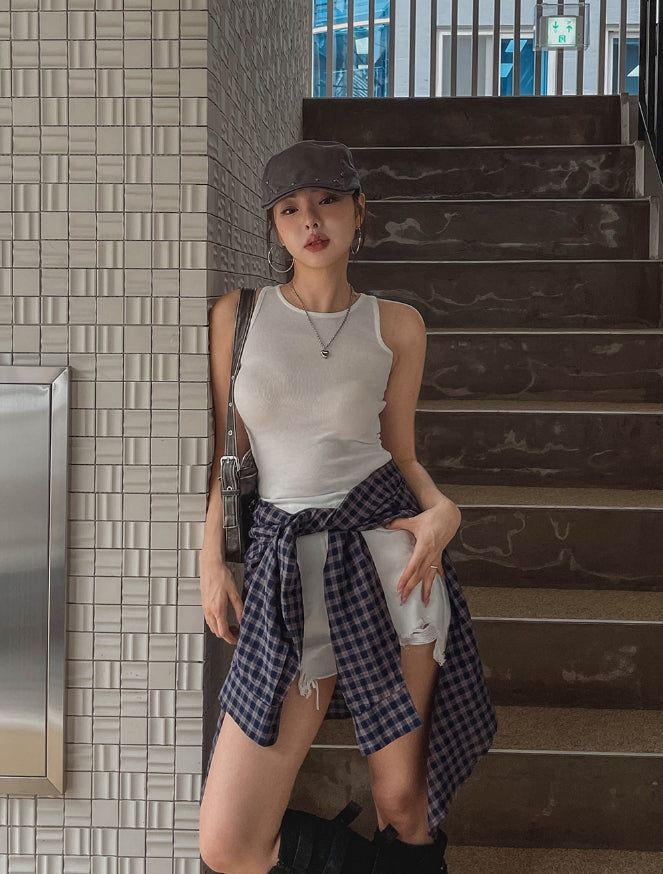 Rio Layered Ribbed Sleeveless