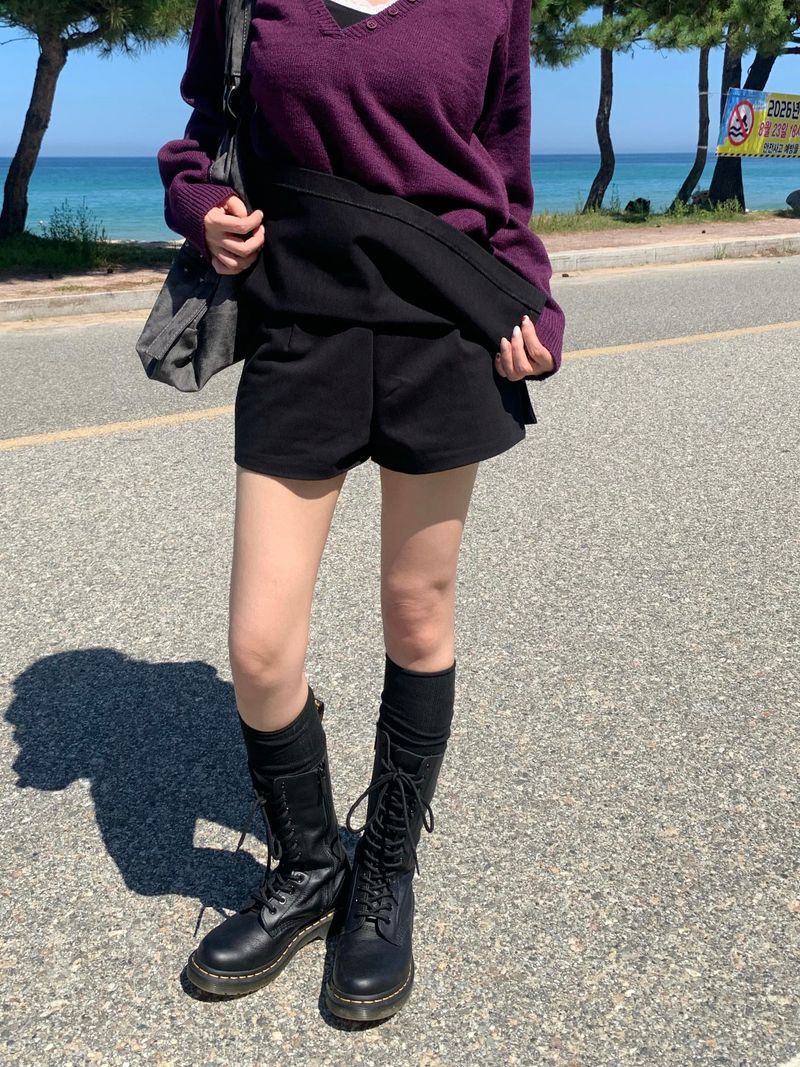 Rush Wrap Layered Short Skort (2c)
