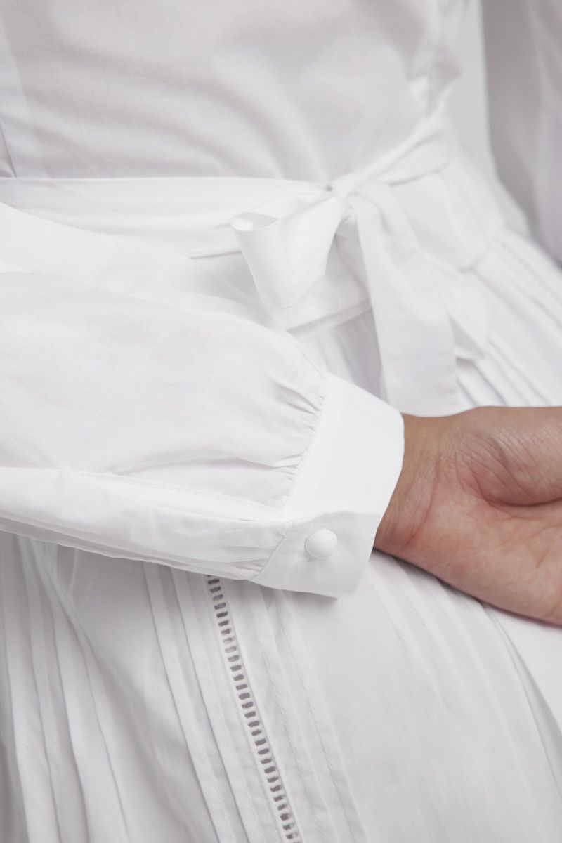 Sheer Romance Signature Skirt, White