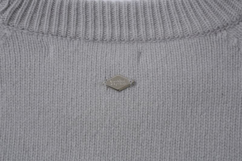 CREWNECK WOOL SWEATER (greyish blue)