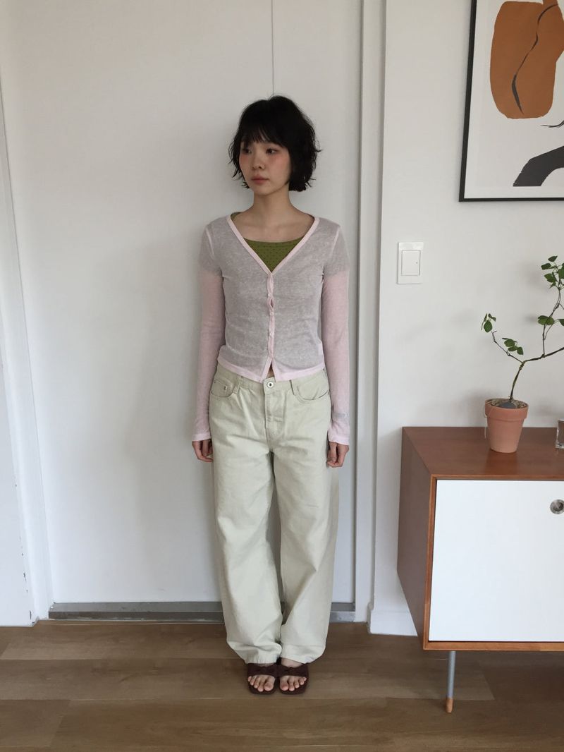 Petal Sheer Cardigan (2color)