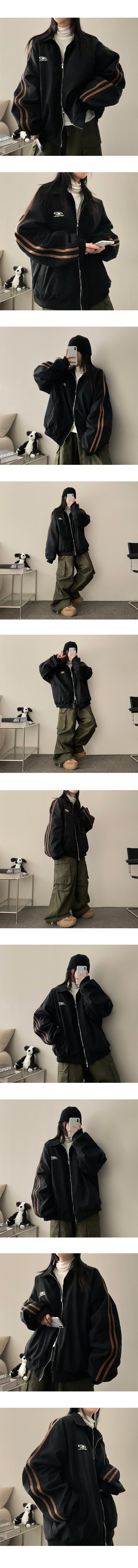 Vessel Track King Oversized Washing Leather Jacket