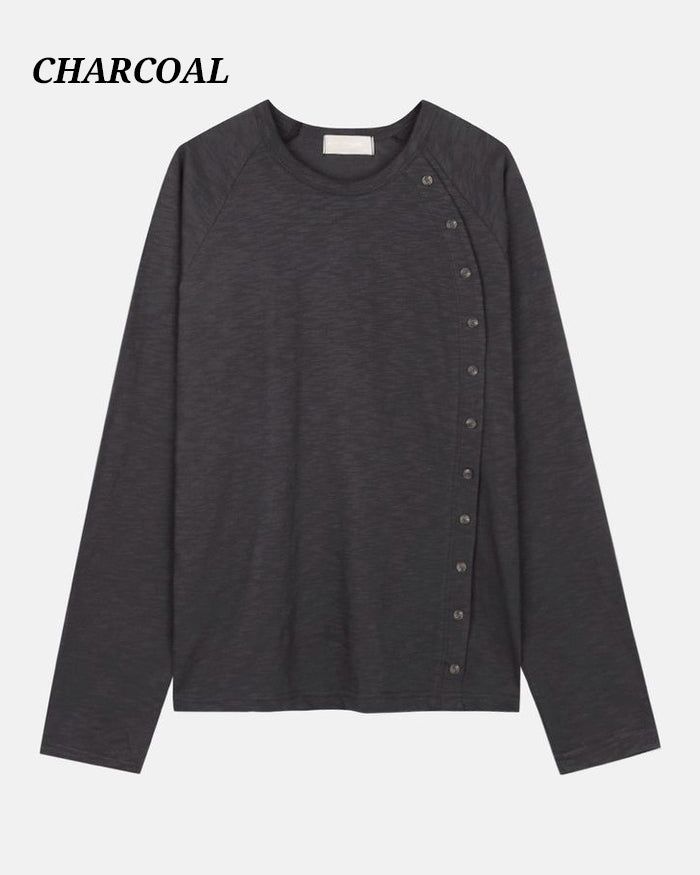 (UNISEX) Full Button Long Sleeve
