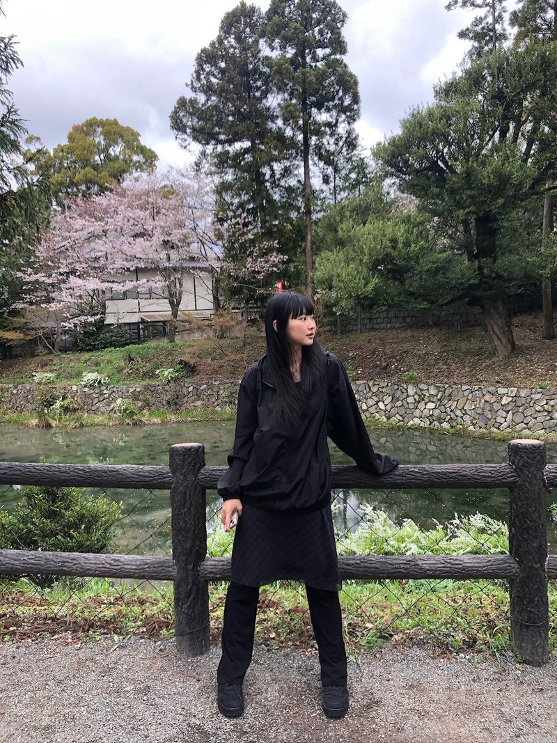 Koi over fit windbreaker (3color)