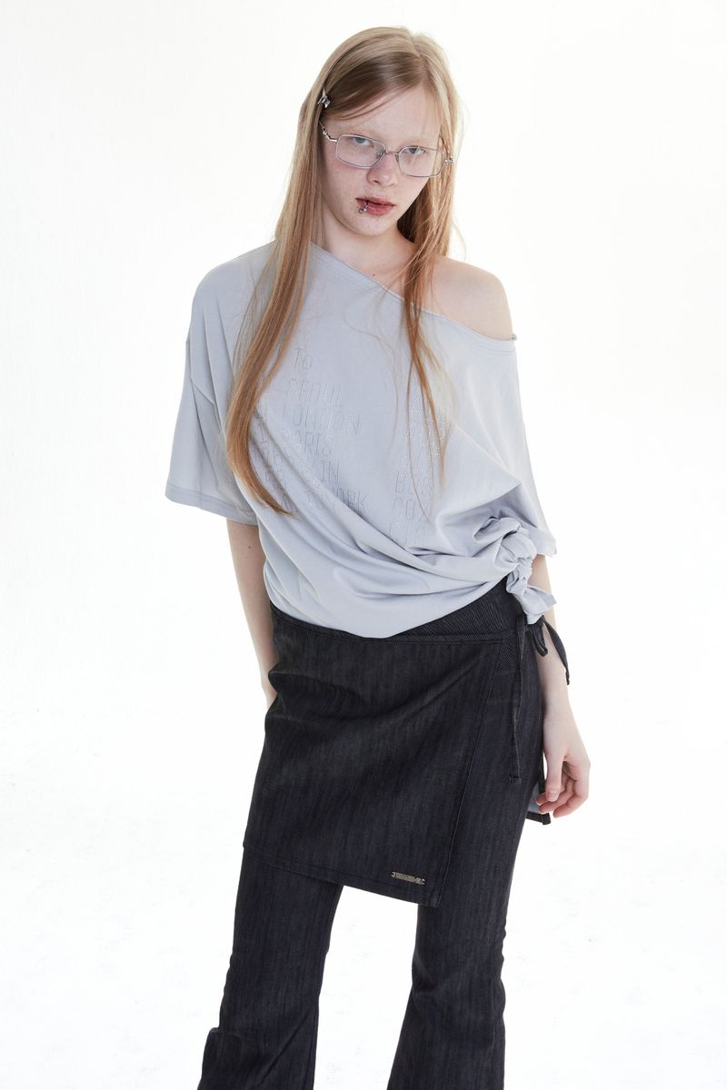 DEPARTURE CUBIC UNBALANCED TOP (GRAY)