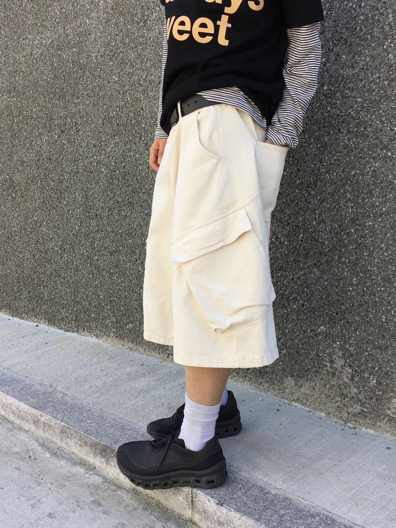 Pog Cargo Bermuda Pants 3C