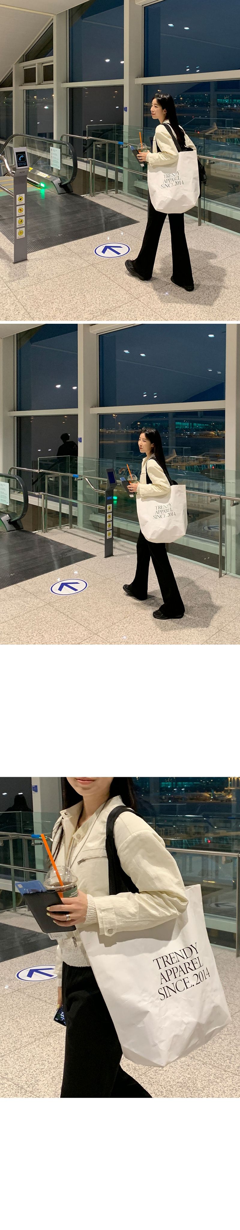 [MADE] Airport long bootcut banding pants -Basic
