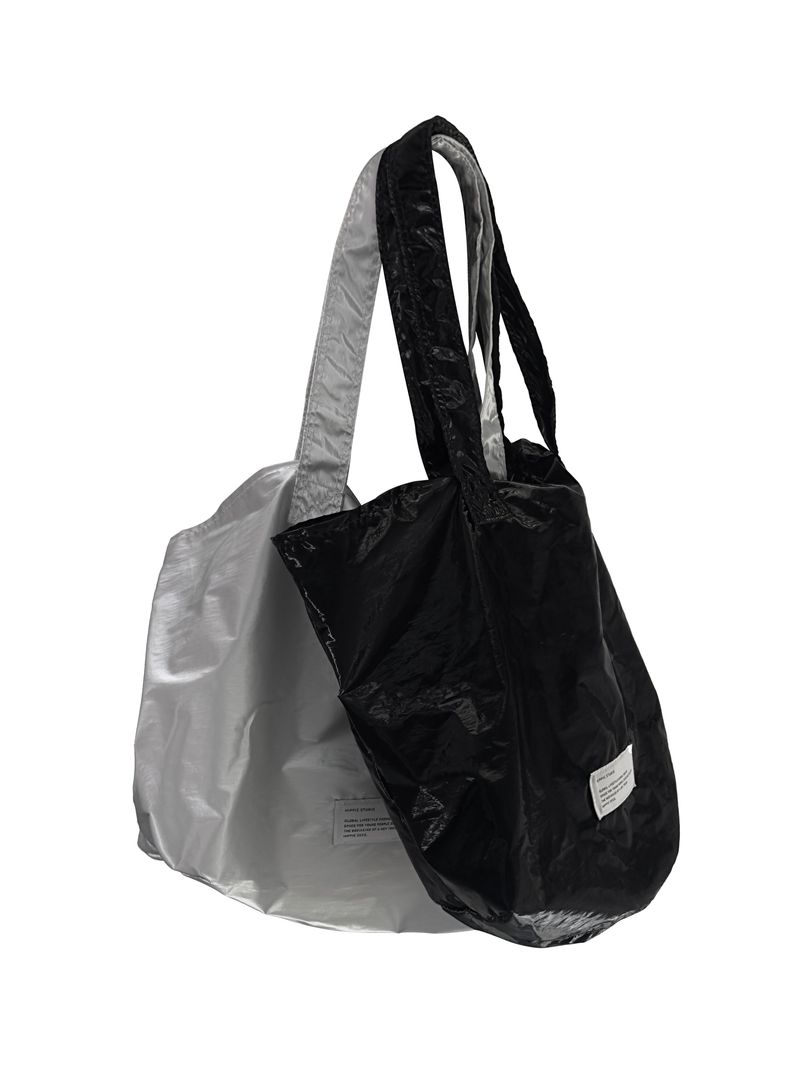 glossy shopper bag (2color)