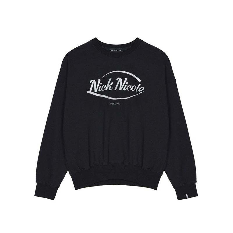 NICK&NICOLE（ニック＆ニコール）の「NICOLE ORIGINALS SWEATSHIRT_BLACK SILVER（Tops）」