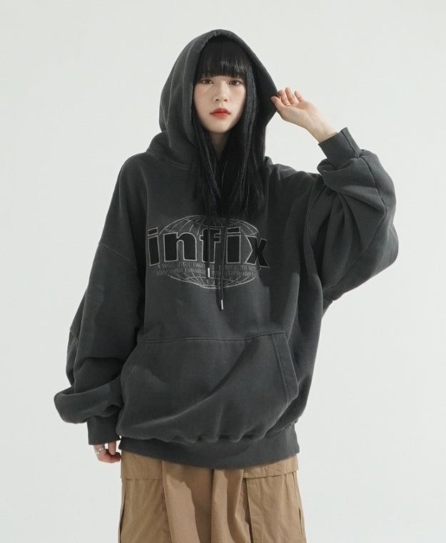 KIXI（キッシー）の「Infix Pigment Over-fit Hoodie（Tops）」