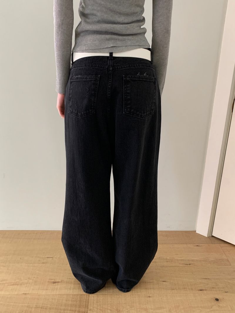 [ORIGINAL] Vine Straight Wide Denim Pants