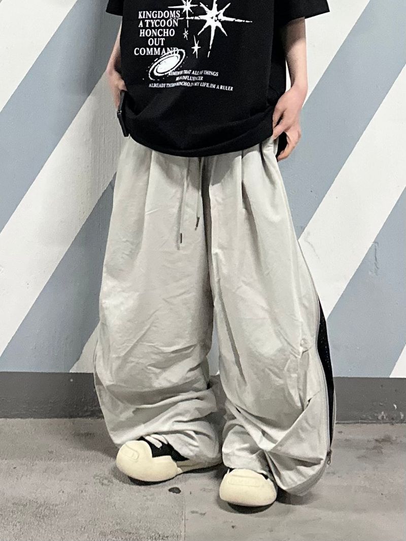 two-way mesh nylon pants