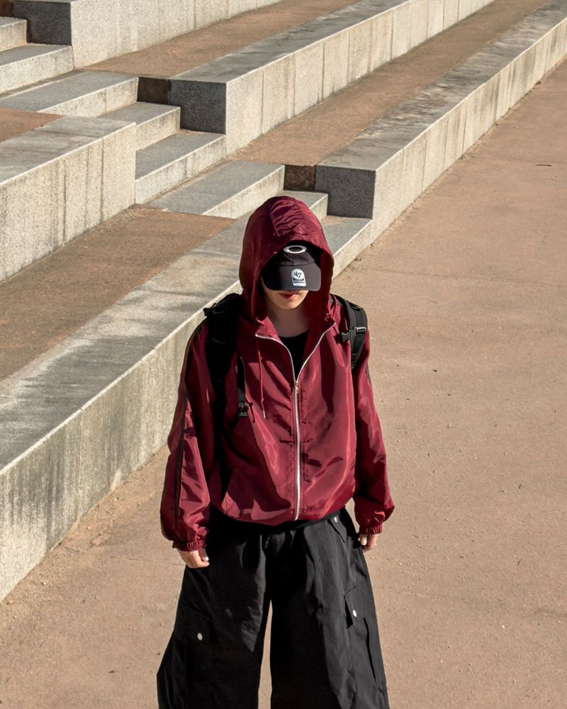 Dian Lightweight Hood Track Windbreaker