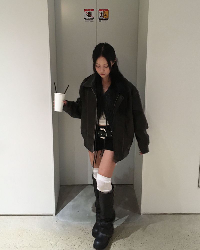 Vintage fold warmer boots